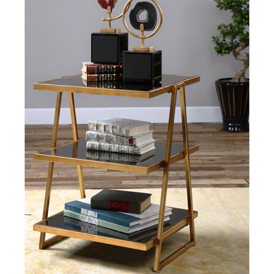 Mercer41 Zwick Glass End Table