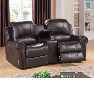 Amax Bloomington Leather Home Theater Recliner