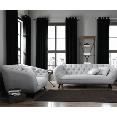 Infini Furnishings Cloverdove Sofa and Loveseat ..
