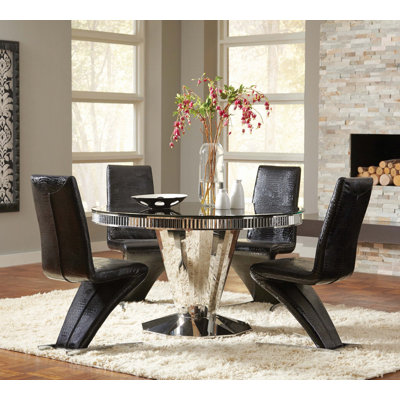 Infini Furnishings Fellini 5 Piece Dining Set