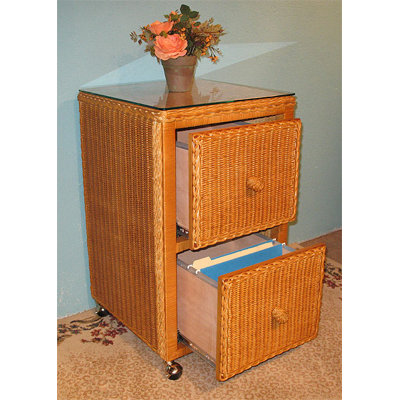 Wicker Warehouse 2-Drawer Mobile Verti..