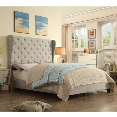 Ophelia KING Upholstered Panel Bed