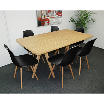 Mod Made Twin Tower 7 Piece Dining Set