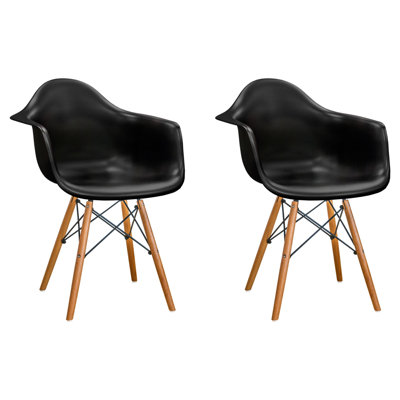 Mod Made Paris Tower Arm Chair (Set of 2)