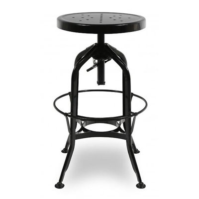 Design Lab MN Adjustable Height Swivel Bar Stool