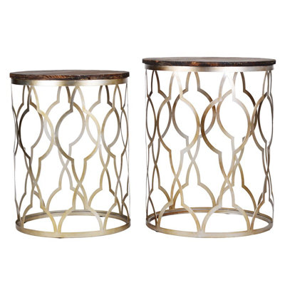 Utopia Alley Classico 2 Piece End Table Set