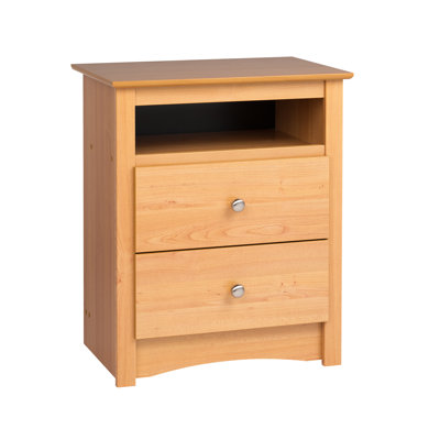 Latitude Run Wanda 2 Drawer Nightstand