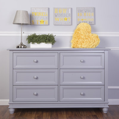 Evolur Hampton 6 Drawer Double Dresser