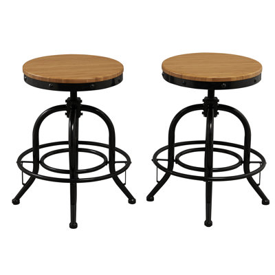 Famis Corp Adjustable Height Swivel Bar stool (S..