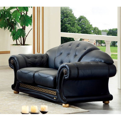 Noci Design Noci Leather Loveseat