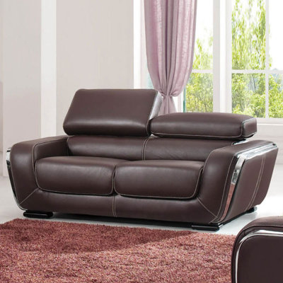 Noci Design Noci Leather Loveseat