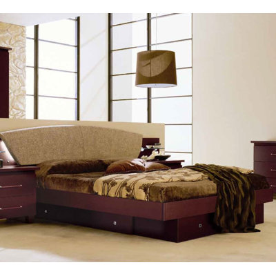 Noci Design Upholstered Panel Bed