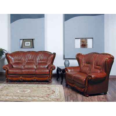 Noci Design 2 Piece Sofa and Loveseat Set