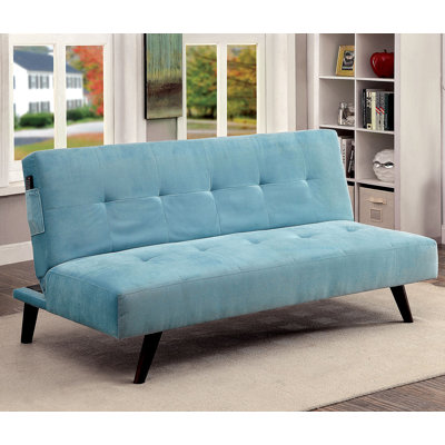 A&J Homes Studio Tufted Flannelette Sleeper Sofa