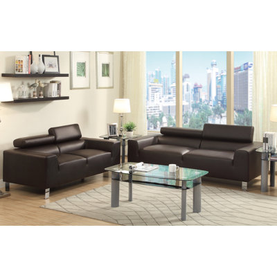 A&J Homes Studio Sofa and Loveseat Set