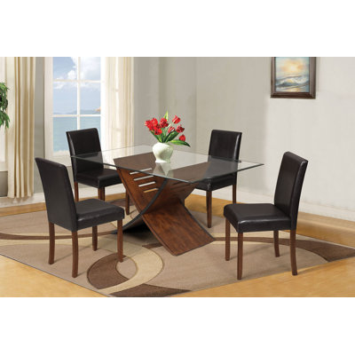 A&J Homes Studio Verona 5 Piece Dining Set