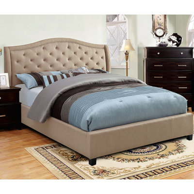 A&J Homes Studio Darcia Upholstered Panel Bed