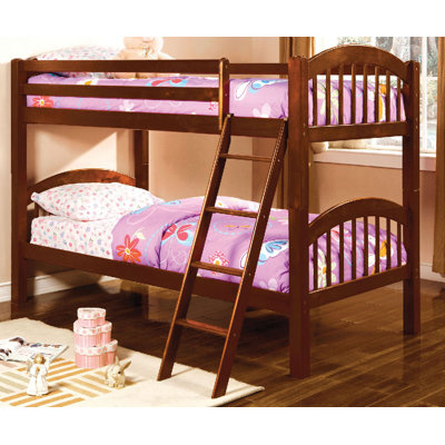 A&J Homes Studio Heather Twin Over Twin Bunk Bed