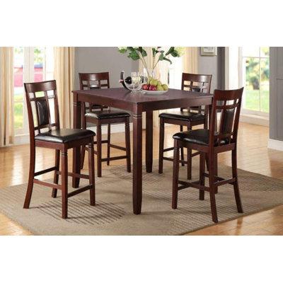 A&J Homes Studio Manny 5 Piece Counter Height Di..