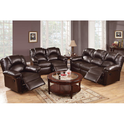 A&J Homes Studio Andy Motion 3 Piece Living Room Set