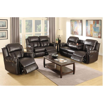 A&J Homes Studio Nancy Motion 3 Piece Living Room Set