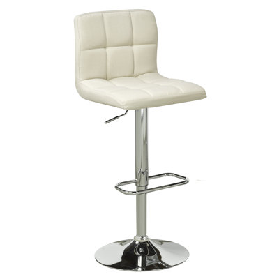 Brassex Elmira Adjustable Height Swivel Bar Stoo..