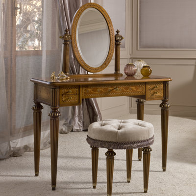 Annibale Colombo Elite Vanity with Mirror