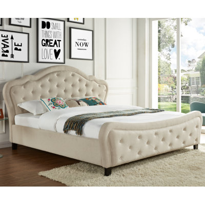Best Quality Furniture Upholstered Platform Bed