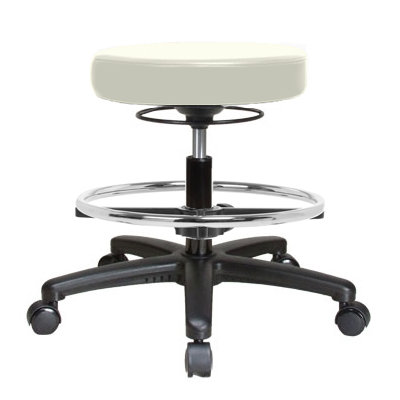 Perch Chairs & Stools Height Adjustable Massage Therapy Swivel Stool with Foot Ring