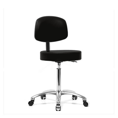 Perch Chairs & Stools Height Adjustable Exam Stool with Basic Backrest
