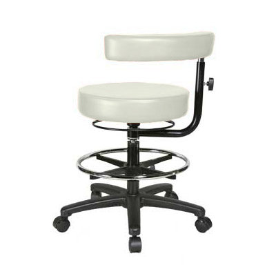 Perch Chairs & Stools Height Adjustable Dental Stool with Procedure Arm and Foot Ring