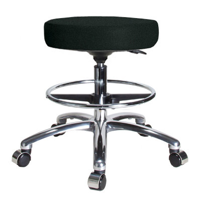 Perch Chairs & Stools Height Adjustable Swivel Stool with Foot Ring
