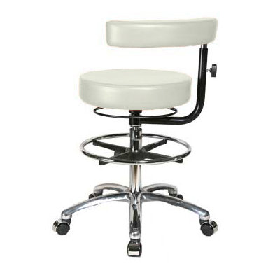 Perch Chairs & Stools Height Adjustable Dental Stool with Procedure Arm and Foot Ring