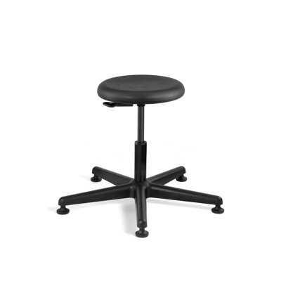 BEVCO Versa Height Adjustable Backless Stool with Mushroom Glides