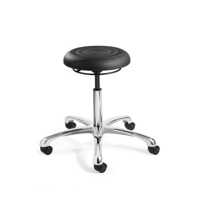 Check price and read more information from trusted store. BEVCO ErgoLux Height Adjustable Backless Stool with Dual-Wheel Hard Floor Casters