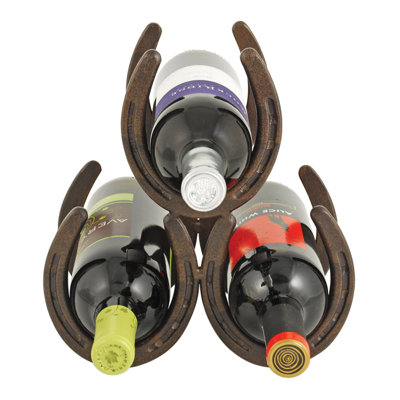 Foster & Rye 3 Bottle Tabletop Wine Rack