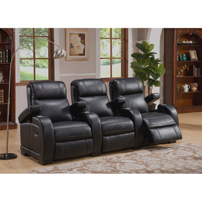 Coja Leeds Home Theater 3 Row Recliner