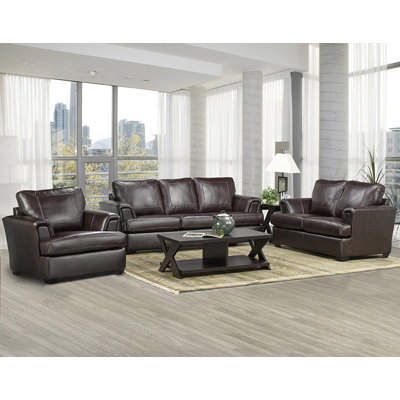 Coja Royal Cranberry Italian Leather Sofa, Loves..