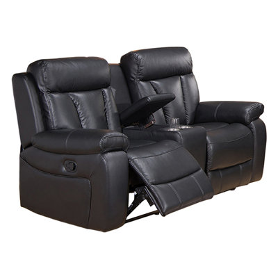 Coja Plymouth Leather Reclining Loveseat
