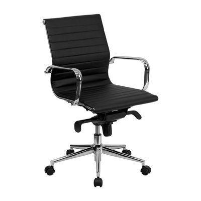Offex Mid-Back Leather Conference Chair