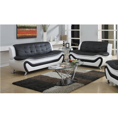 PDAE Inc. Tiffany 2 Piece Sofa Set