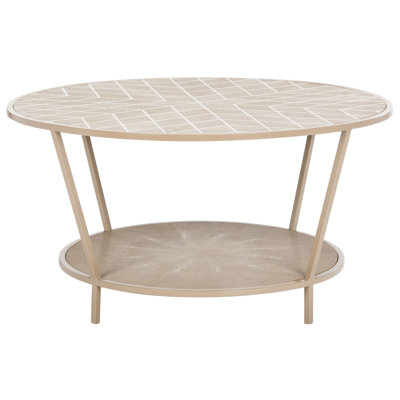 Mercer41 Cerium Coffee Table with Maga..