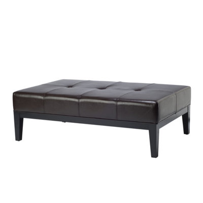 ottoman fulton leather safavieh wayfair living