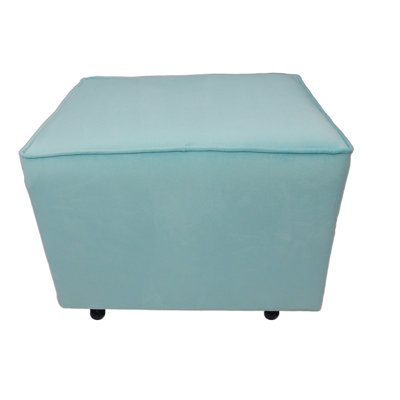 Fun Furnishings Comfy Cozy Velvet Ottoman