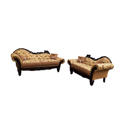 Gardena Sofa Monte Cristo Sofa and Loveseat Set