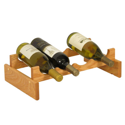 Wooden Mallet Dakota 4 Bottle Tabletop Wine Rack