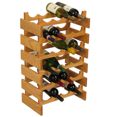Wooden Mallet Dakota 24 Bottle Floor Wine Rack