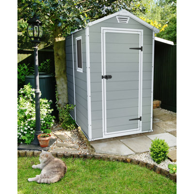 Garden Sheds 6ft By 4ft keter manor 4 ft. w x 6 ft. 4 in. d plastic vertical storage shed Garden Sheds 6ft By 4ft keter manor 4 ft. w x 6 ft. 4 in. d plastic vertical storage shed