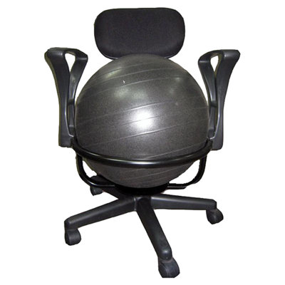 AeroMAT Low-Back Deluxe Exercise Ball Chair