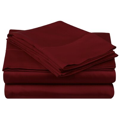 Simple Luxury 400 Thread Count Premium Long-Staple Combed Cotton Solid Sheet Set & Reviews | Wayfair